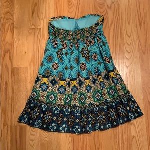 Urban Outfitters Dresses - Strapless Printed Dress Urban Outfitters Dresses - Strapless Printed Dress